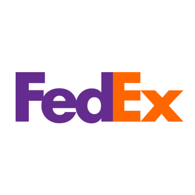 FedEx logo - global courier and logistics company