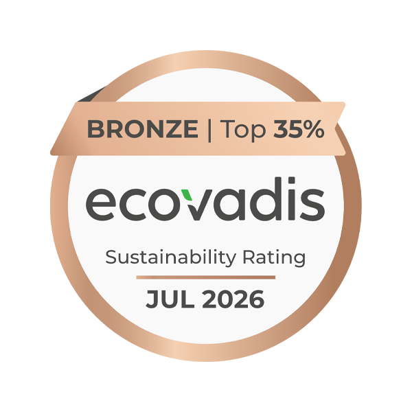 Medal EcoVadis Bronze &ndash; ocena zr&oacute;wnoważonego rozwoju, wynik w najlepszych 35%, 2026